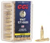 CCI Ammunition  17 Hornady Magnum Rimfire 17 Grain VNT Brass Rimfire Ammo 125 Rounds 923CC
