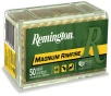 Remington Magnum Rimfire  22 Winchester Magnum Rimfire 40 Grain Jacketed Hollow Point Brass Cased Rimfire Ammo 50 Rounds 21170