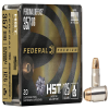 Federal Premium Personal Defense HST 357 Sig 125 Grain Jacketed Hollow Point Nickel-Plated Cased Centerfire Pistol Ammo 20 Rounds P357SHST1S