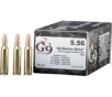 G9 Defense 5 56mm 54 Grain Hollow Point Brass Cased Pistol Ammo 20 Rounds B-556-54A