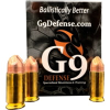 G9 Defense 9mm 126 Grain Subsonic Woodsman Brass Cased Pistol Ammo 20 Rounds E-9MM-126A
