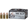 G9 Defense  380 ACP 70 Grain Hollow Point Brass Cased Pistol Ammo 20 Rounds E-380ACP-70A