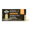 PPU Defense 10mm Auto 180 Grain Jacketed Hollow Point Brass Cased Pistol Ammo 50 Rounds PPD10