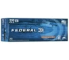 Federal Premium Power-Shok  222 50 Grain Jacketed Soft Point Centerfire Rifle Ammo 20 Rounds 222A