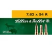 Sellier   Bellot 7 62x54R 180 Grain Soft Point Rifle Ammo 20 Rounds SB76254RB