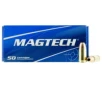 Magtech 44 Remington Magnum 240 Grain Semi Jacketed Soft Point Flat Brass Cased Pistol Ammo 50 Rounds 44A