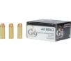 G9 Defense 44 Magnum 160 Grain External Hollow Point Brass Cased Pistol Ammo 20 Rounds E-44M-160A