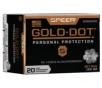 Speer Gold Dot  357 Magnum 125 Grain Hollow Point Centerfire Pistol Ammo 20 Rounds 23920GD