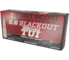 Fort Scott Munitions 8 6 Blackout Subsonic 285 Grain CNC Machined Solid Copper Brass Cased Centerfire Rifle Ammo 20 Rounds 86BLK-285-SCV2SS