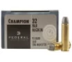 Federal 32 H R Magnum Ammunition Champion Target C32HRA 95 Grain LSWC 20 rounds