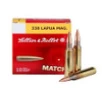 Sellier   Bellot 338 Lapua Mag Ammunition SB338LMB 300 Grain Match Sierra MatchKing Hollow Point 10 Rounds
