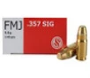 Sellier   Bellot 357 Sig Ammunition 140 Grain Full Metal Jacket 50 rounds