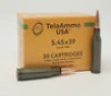 TelaAmmo 5 45x39mm Ammunition Steel Case TELA54539 65 Grain Full Metal Jacket CASE 1500 Rounds