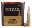 Federal 17 HMR Ammunition V-Shok P770 17 Grain Speer TNT Jacketed Hollow Point Case of 3 000 Rounds