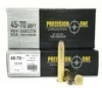 Precision One 45-70 Ammunition PONE499 300 Grain Hollow Point Case of 200 Rounds