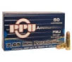 Prvi PPU 30 Luger Ammunition PPH765P  7 65mm Parabellum  93 Grain Full Metal Jacket 50 Rounds