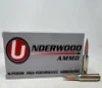 Underwood 6 5 Creedmoor Ammunition UW867 119 Grain Flash Tip Solid Monolithic 20 Rounds