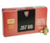 Fiocchi 357 Sig Ammunition FI357SIGAP 124 Grain Full Metal Jacket TC Case of 1 000 Rounds