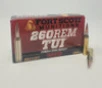 Fort Scott Munitions 260 Rem Ammunition FSM260130SCV2 130 Grain Solid Copper Spun 20 Rounds
