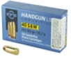 Prvi PPU 40 S W Ammunition PPH40F 165 Grain Full Metal Jacket Flat Point 50 Rounds