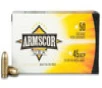 Armscor 45 ACP Ammunition ARM50436 230 Grain Copper Plated Full Metal Jacket 50 Rounds
