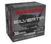 Winchester Silvertip 110 gr JHP  38 Special Ammunition 20 Rounds - W38ST