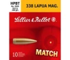 Sellier   Bellot 250 gr Hollow Point Boat Tail  338 Lapua Mag Ammo  10 box - SB338LMA