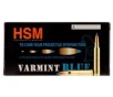 HSM Ammunition Varmint 55 gr BlitzKing  223 Rem Ammo  20 box - HSM-223-54-N