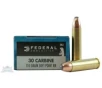 Federal 30 Carbine 110 SP RN Power-Shok Ammunition 20rds - 30CA