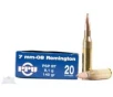 PRVI Partizan 7mm-08 140gr PSP Ammunition 20rds - PP7 08