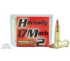 Hornady 17 Mach 2 17gr V-MAX Rimfire Varmint Express Ammunition 50rds - 83177