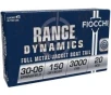 Fiocchi Range Dynamics 30-06 Springfield 150gr FMJ-BT Ammo  20rds - 3006A