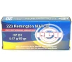 Prvi Partizan Ammunition 223 Remington 69 Grain Jacketed Hollow Point 20 Count