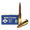 Prvi Partizan Ammunition 8mm Lebel  8x50mm  200 Grain Full Metal Jacket Boat Tail 20 Count