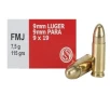 Sellier   Bellot 9mm Luger 115 gr FMJ - Box of 50