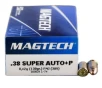 Magtech  38 Super   P 130 grain FMJ Full Metal Jacket  50 rd box 