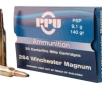 PPU  264 Winchester 140 grain PSP Pointed Soft Point 3018 FPS  20 rd box 