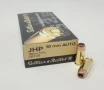 Sellier and Bellot S B 10MM Auto 180 grain JHP Jacketed Hollow Point 50 rd box FREE SHIPPING NO SALES TAX OUTSIDE OF PA 1000 rd case 