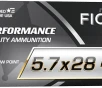 Fiocchi Hyperformance Defense 5 7  28 FN 40 grain Tipped Hollow Point 1750 FPS 50 rd box 500 rd case x 2 FREE SHIPPING  1000 rd case 
