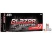 Blazer Ammunition Blazer FMJ Aluminum Case 25 ACP Handgun Ammunition 20 Round Box