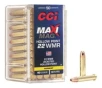 CCI Maxi-MAG JHP Varmint 22 Winchester Magnum Rimfire  WMR  Rimfire Ammunition 50 Round Box