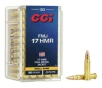 CCI FMJ Small Game 17 HMR Rimfire Ammunition 50 Round Box