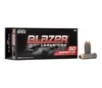 Blazer Ammunition Blazer JHP Aluminum Case 45 Long Colt Handgun Ammunition 50 Round Box