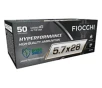 Fiocchi Hyperformance Jacketed Frangible Hollow Point 5 7x28mm Handgun Ammunition 50 Round Box