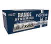Fiocchi Range Dynamics Subsonic 5 7x28mm Handgun Ammunition 50 Round Box