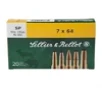 Sellier   Bellot 180 Gr SP 7 62 x 54mm Russian Rifle Ammunition 20 Round Box
