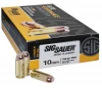 Sig Sauer E10MB150 Elite Ball  10mm Auto 180 gr Full Metal Jacket  FMJ  50 Rd