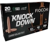 Fiocchi Knock Down Rifle Ammo 6 5 Creedmoor 120 gr  Copper HP 20 rd 