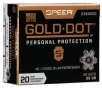 Speer Gold Dot Handgun Ammo 25 ACP 35 gr  HP 20 rd 