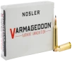 Nosler Varmageddon Rifle Ammunition 22-250 Rem  55 gr  VG FBT 20 rd 